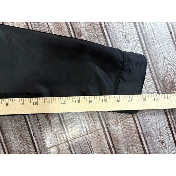 Alpha Industries Flight Jacket Black Nylon Lightweight sz L color black NWOT - Picture 3 of 12